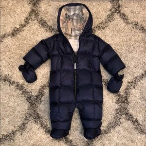 Infant Burberry snowsuit
